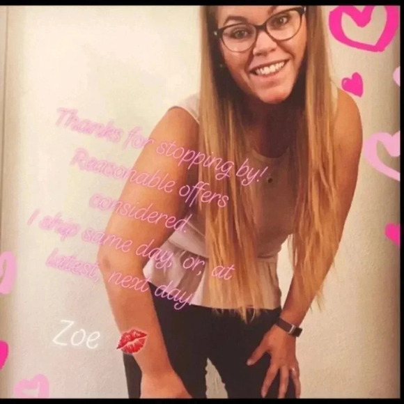 Lane Bryant NWT Dusky Pink Long Sleeve Rayon Lace Top Blouse Shirt Round Neck - Picture 8 of 8